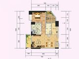 江畔锦城_2室2厅1卫 建面86平米