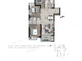 招商东望府_2室2厅1卫 建面88平米