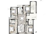 弘润瑞安中心_4室2厅2卫 建面127平米