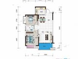 九华新城_2室2厅1卫 建面87平米