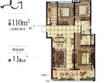 希宇漓江湾_3室2厅2卫 建面110平米