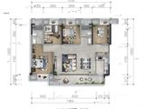 潼南中骏世界城_4室2厅2卫 建面115平米