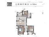 淮海未来城_3室2厅2卫 建面125平米
