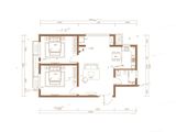 新汇学府壹號_2室2厅1卫 建面87平米