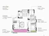 大发上坤铭悦四季_3室2厅2卫 建面108平米