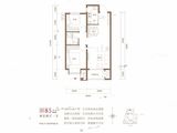 保利金地水木芳华_2室2厅1卫 建面85平米