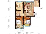 新富嘉苑二期_2室2厅1卫 建面116平米