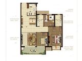 中骏世界城_3室2厅2卫 建面100平米