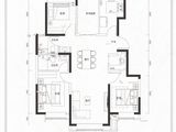 北京城建樂知筑_4室2厅2卫 建面118平米