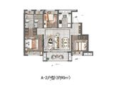 远洋红星临港天铂_3室2厅2卫 建面90平米