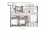 鸿翔云望_3室2厅1卫 建面77平米