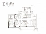 长房地铁银座_4室2厅2卫 建面148平米