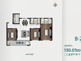 创投潍州金谷_3室2厅2卫 建面130平米