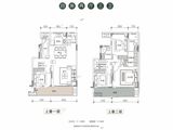九里梦鲤江南云庐_4室2厅3卫 建面151平米