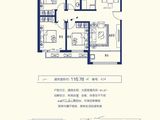 聚恒逸居馨苑_3室2厅1卫 建面116平米