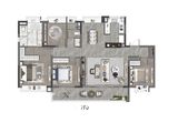 云萃府_4室2厅2卫 建面170平米