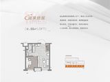 中海星时代_LOFT55平户型 建面55平米
