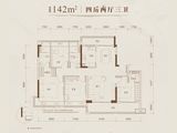 中洲城邦_4室2厅3卫 建面142平米