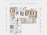 华生天玺_5室2厅4卫 建面165平米