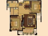 常发欧风新天地_2室2厅1卫 建面89平米