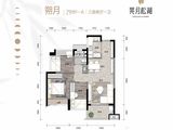 莞月松湖_3室2厅1卫 建面79平米