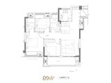 榕发北源云筑_3室2厅2卫 建面89平米
