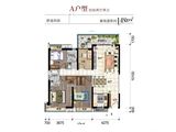 大理金满城市广场_4室2厅2卫 建面148平米