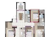 东亚学苑春晓_4室2厅2卫 建面125平米