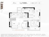 蓝铂湾_3室2厅1卫 建面100平米