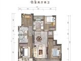 滨江南城明月苑_4室2厅2卫 建面119平米