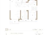 建业时代和鸣_3室2厅1卫 建面89平米