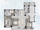 悦东上境府_4室2厅2卫 建面139平米