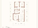 北京城建国誉上城_3室2厅1卫 建面109平米