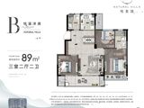悦景湾_3室2厅2卫 建面89平米